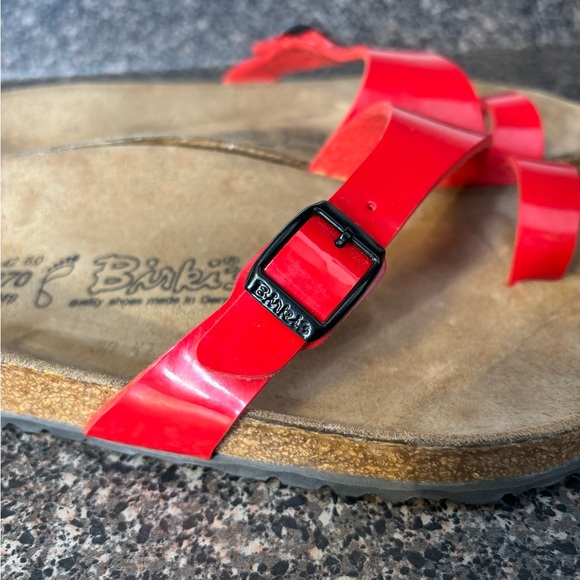 Birkenstock Birkies Majestic Red Like New Sandals Size Women’s 11 / M9 / EUR 42 - Picture 8 of 13